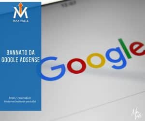 bannato da google adsense