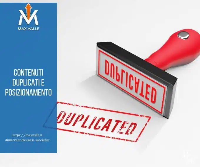 contenuti duplicati e posizionamento