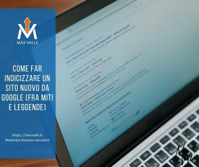 come far indicizzare un sito nuovo