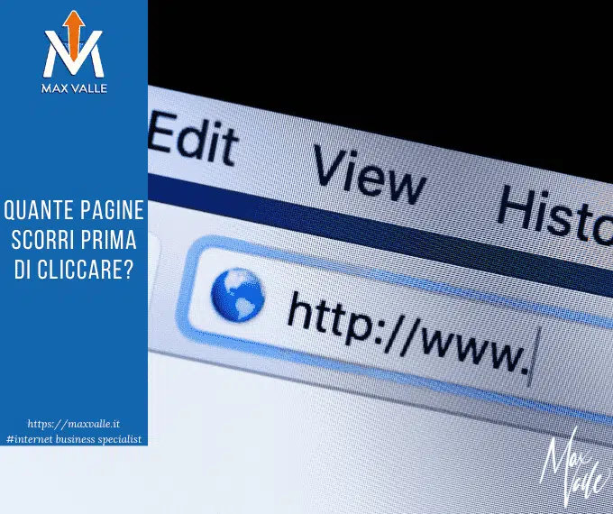 quante pagine scorri prima di cliccare quante pagine scorri prima di cliccare