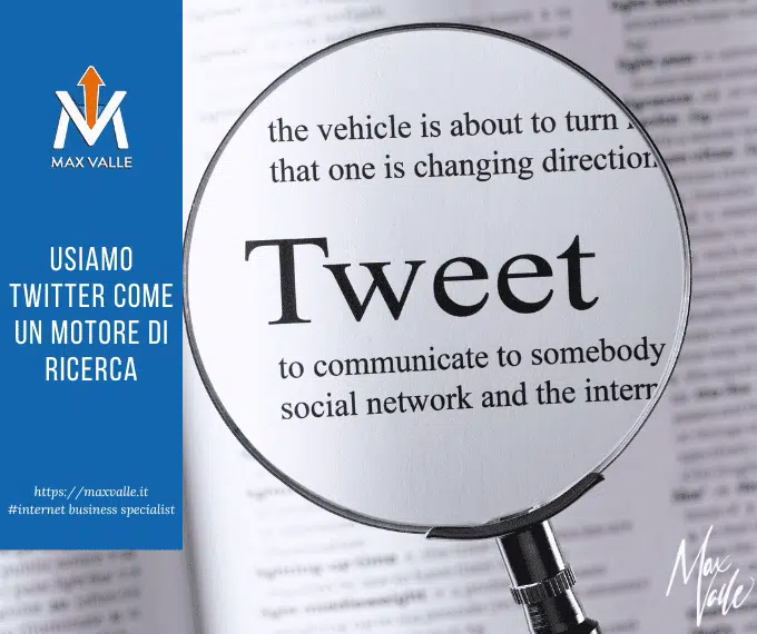 twitter come motore di ricerca