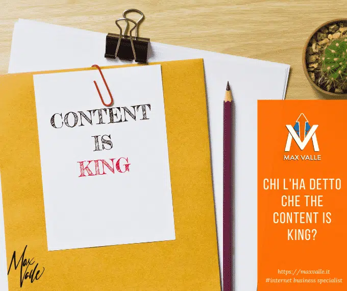 the content is king