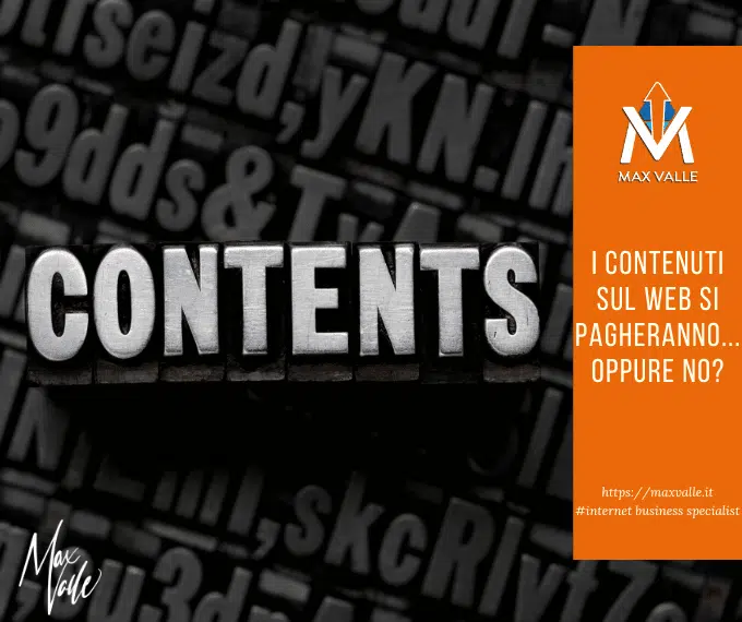 contenuti sul web