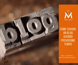 come curare un blog