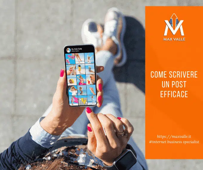 scrivere un post