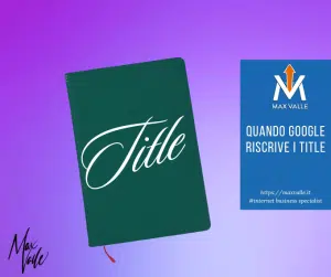 google riscrive i title