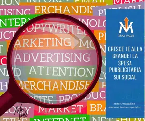spesa pubblicitaria sui social