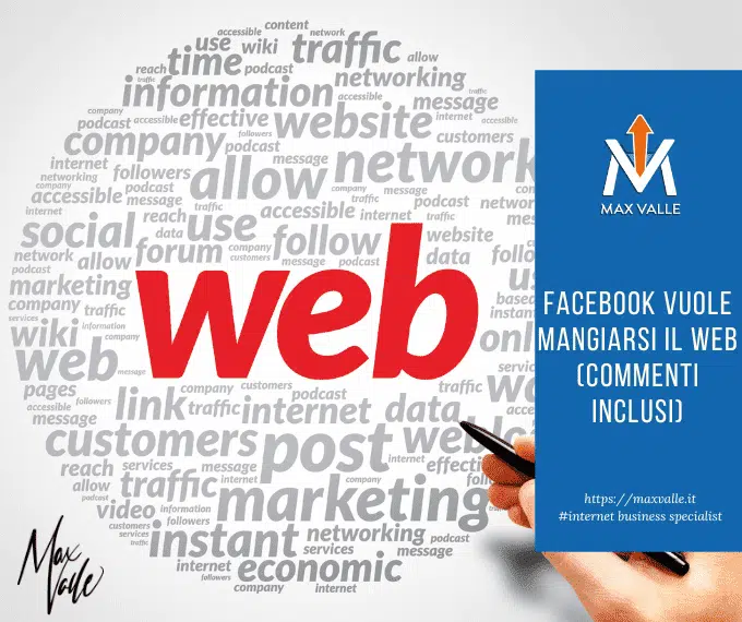 facebook e il web