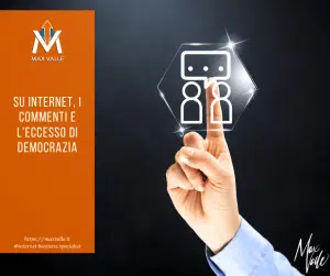 i commenti su internet e democrazia