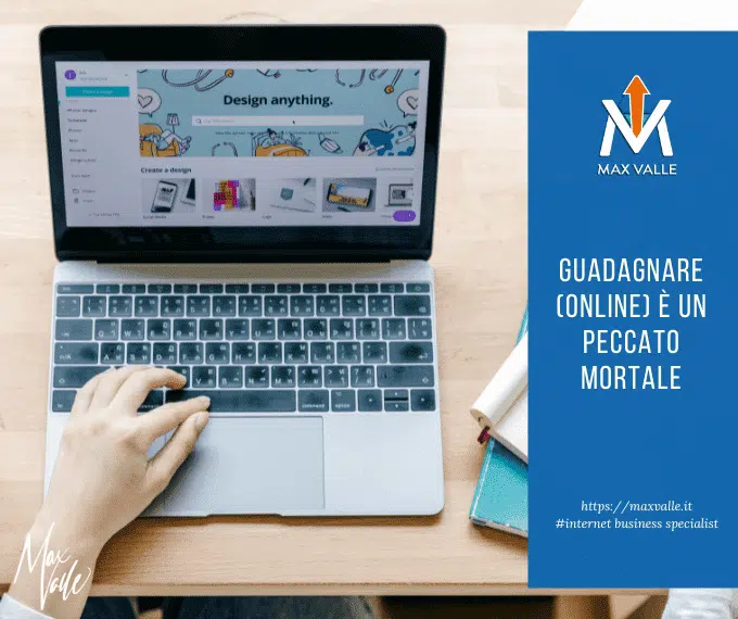 guadagnare online è un peccato