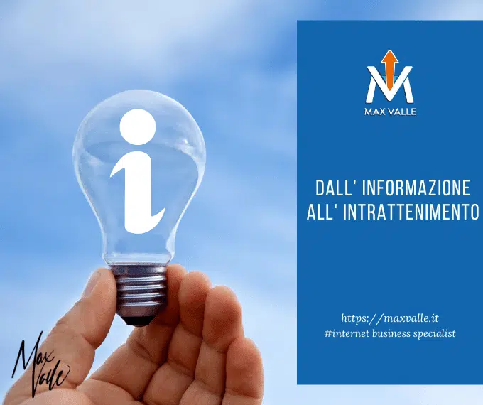 da informazioni ad intrattenimento