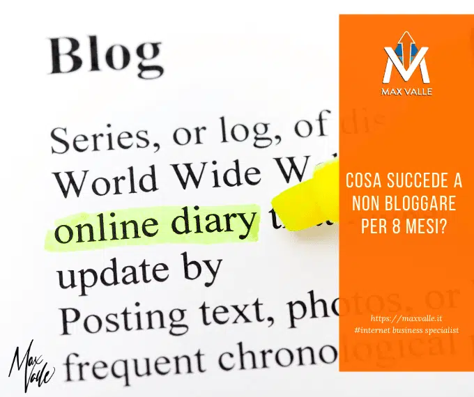 non bloggare per mesi