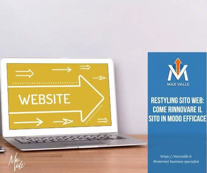 restyling sito web
