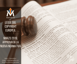 Max Valle - Business AI Strategist 7 Legge sul Copyright europea