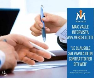 clausole contratto siti web - Max Valle