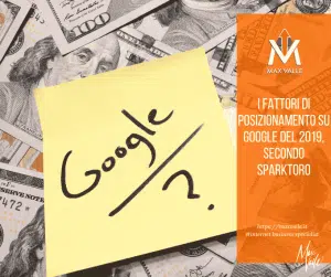 fattori di posizionamento su google