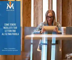 tenere i lettori fino all'ultima parola