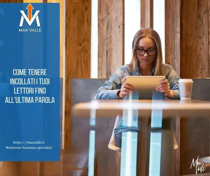 tenere i lettori fino all'ultima parola