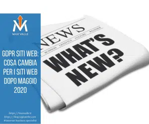 cosa cambia per i siti web dopo maggio 2020