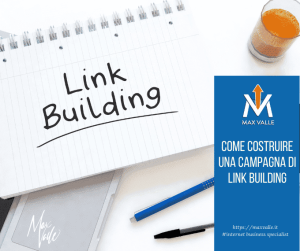 Campagna di link building- Max Valle