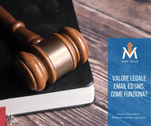Valore legale email ed sms