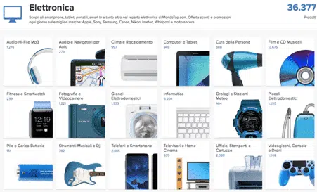 ecommerce elettronica