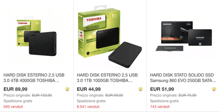 ecommerce hard disk