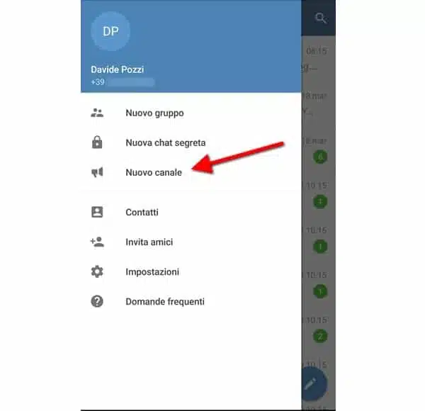 Telegram e canali: Come aprirli e pubblicarci contenuti automaticamente 2 Nuovo Canale Telegram