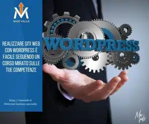 realizzare siti web con wordpress