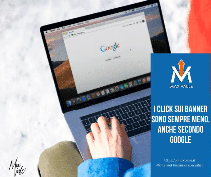 I click sui banner sono sempre meno, anche secondo Google