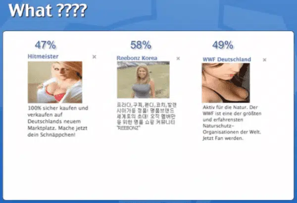 Facebook Ads con testi casuali