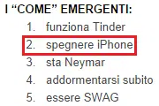 I come emergenti su Google nell
