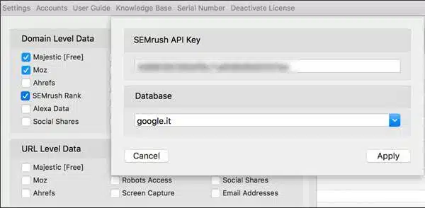 SEMrush Rank