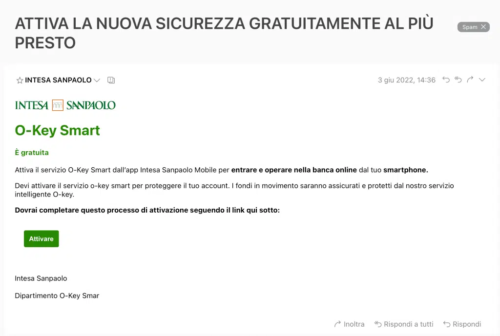 phishing intesa san paolo max valle - Max Valle