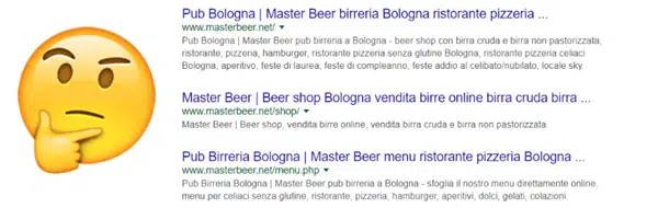 Query pub bologna