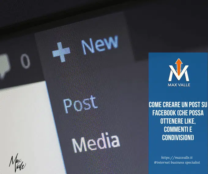 Come creare un post su Facebook