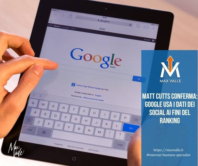 Matt Cutts conferma: Google usa i dati dei social ai fini del ranking