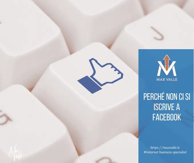 non ci si iscrive a facebook