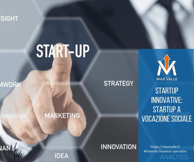 Startup innovative: startup a vocazione sociale