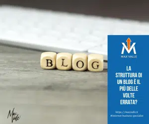 struttura di un blog