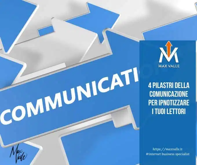 4 pilastri della comunicazione, per ipnotizzare i tuoi lettori