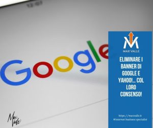 eliminare i banner di google e yahoo