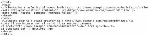 esempio redirect 301 dei poveri - Max Valle