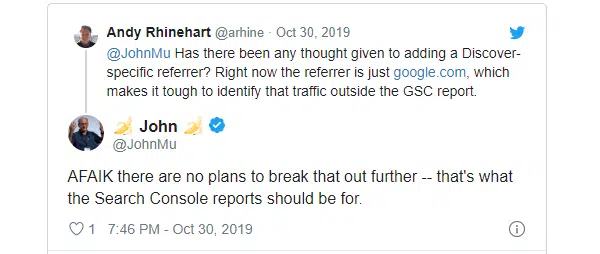 google discover referrer - Max Valle