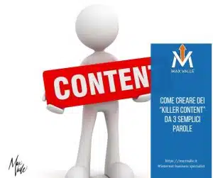 come creare killer content