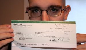 L'assegno AdSense di ShoeMoney