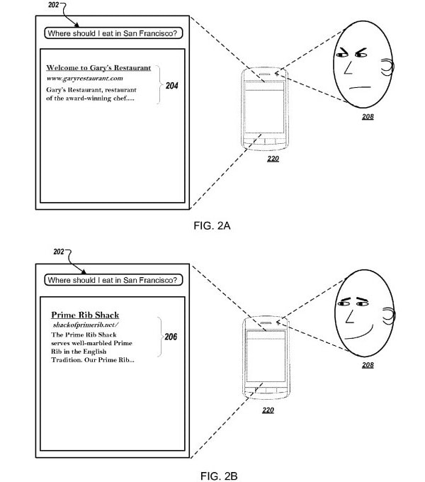 Il brevetto di Google riguardante l'espressione del volto