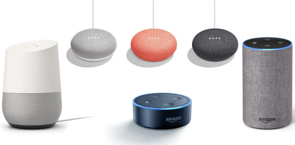 Google Voice Amazon Echo