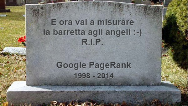 Il PageRank (della Toolbar) è morto, definitivamente!