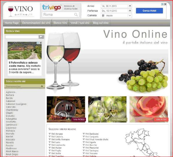 Il sito di vino-online.it